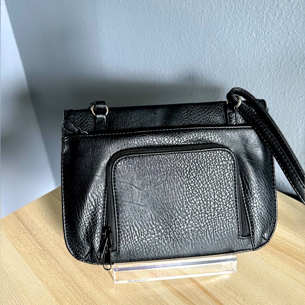 LAURA SCOTT black Crossbody bag. - Picture 2 of 10